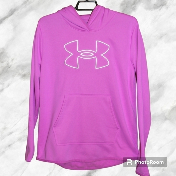 Under Armour Tops - UNDER Armour Women's Armour Big Logo Fleece Hoodie